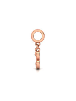 Praavy - 925 Sterling Silver Alphabet B Charm in Rose Gold (P19C0423)