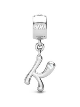 Praavy - 925 Sterling Silver Alphabet K Charm (P19C0432)
