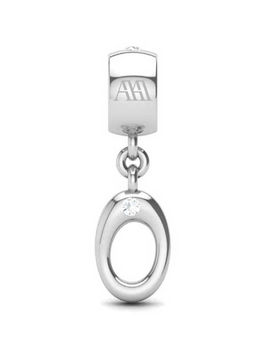 Praavy - 925 Sterling Silver Alphabet O Charm (P19C0436)