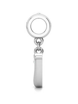 Praavy - 925 Sterling Silver Alphabet V Charm (P19C0443)