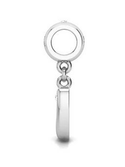 Praavy - 925 Sterling Silver Alphabet W Charm (P19C0444)
