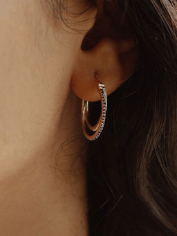 Praavy - 925 Sterling Silver Wreath of Galaxy Earrings. (P19E0138)