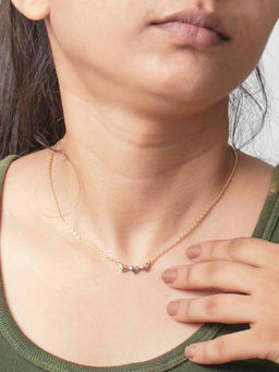 Praavy - 925 Sterling Silver Family Of Love Necklace - P20N0036 (45)