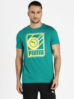 Puma - Graphic 26 Green Mens T-Shirt