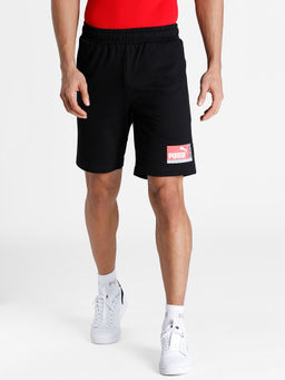 Puma - Mens Graphic 9 Mens Black Casual Shorts