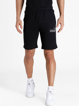 Puma - Mens Graphic 15 Mens Black Casual Shorts