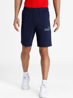 Puma - Mens Graphic 15 Mens Blue Casual Shorts