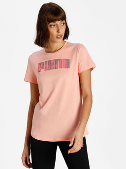 Puma - Graphic 15 Pink Womens T-Shirt
