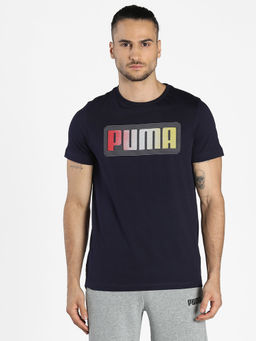 Puma - Graphic 16 Blue Mens T-Shirt