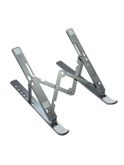 Portronics - My Buddy K2 Laptop Stand with 7 Adjustable Level, Multifunctional for All Laptops(Grey)