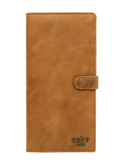 Eske - Clover Leather Passport Case Brown