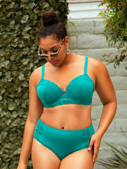 Parfait - Brigitte High Waist Bikini Bottom Style Number-S8205 - Blue