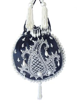 Adora By Ankita - Black Ambi Pearl Bag