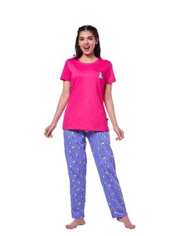 July Nightwear - For Women Peek A Hey T-shirt - Pyjama -PC827 - Multi-Color