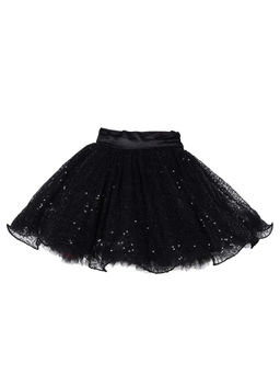 Pink Chick - Sequins Skirt -Black