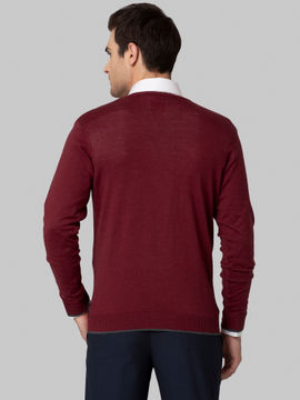 Park Avenue Sweaters : Buy Park Avenue Dark Red Solid Sweater Online |  Nykaa Fashion.