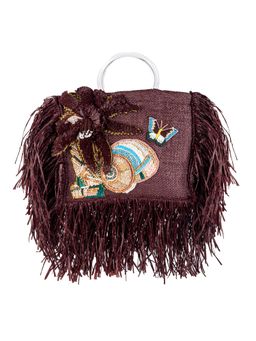 Gaya India - Embellished Purple Ava Bag