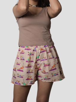 Whats Down - Spot The Panda Women's Boxers Multi-Color
