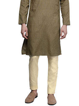 Manyavar - Biscuit Cotton Pencil Fit Pyjama