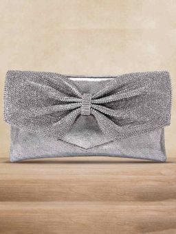 Peora - Purses for Women Wedding Handmade Evening Party Bridal Clutch (C09Gry)