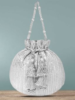Peora - Potli Bags for Women Evening Ethnic Bride Purse with Drawstring (P07S)