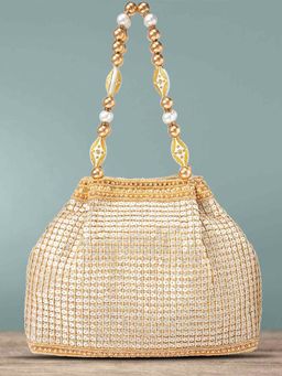 Peora - Potli Bags for Women Evening Ethnic Bride Purse with Drawstring (P11G)