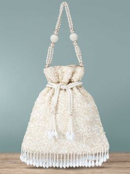 Peora - Potli Bags for Women Evening Ethnic Bride Purse with Drawstring (P15W)
