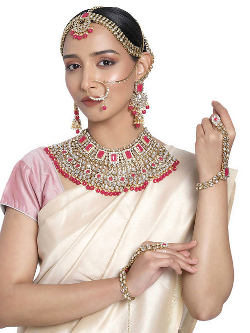 Jodha Akbar New Set Buy Peora Gold Plated Jodha Akbar Choker