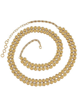 Peora - TraditionalGold Plated Gold Kundan Waist Belt-PF37BCH016LCT