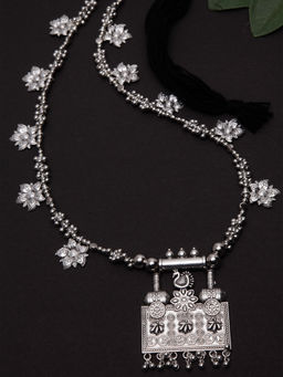 PANASH - Oxidised Silver-Plated Necklace