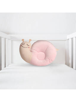 Baby Moo - Snail Pink Pillow