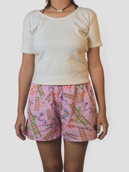 Whats Down - Snakes & Lads Women's Boxers Pink