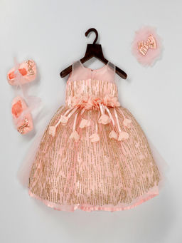 Pink Cow - Girls Dress