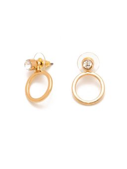 Pipa Bella by Nykaa Fashion - Gold Circular Earrings