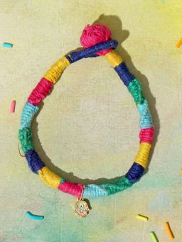 Pipa Bella by Nykaa Fashion - Braided Pride Band with Hamza Evil Eye Charm