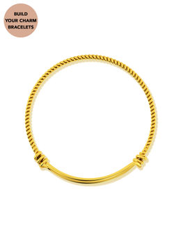 Pipa Bella by Nykaa Fashion - Gold-Plated Coil Adjustable Bracelet