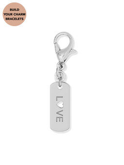 Pipa Bella by Nykaa Fashion - Silver Love Bar Charm
