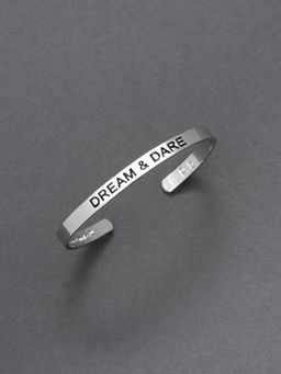 Pipa Bella by Nykaa Fashion - 925 Silver Plated Karma Bangle
