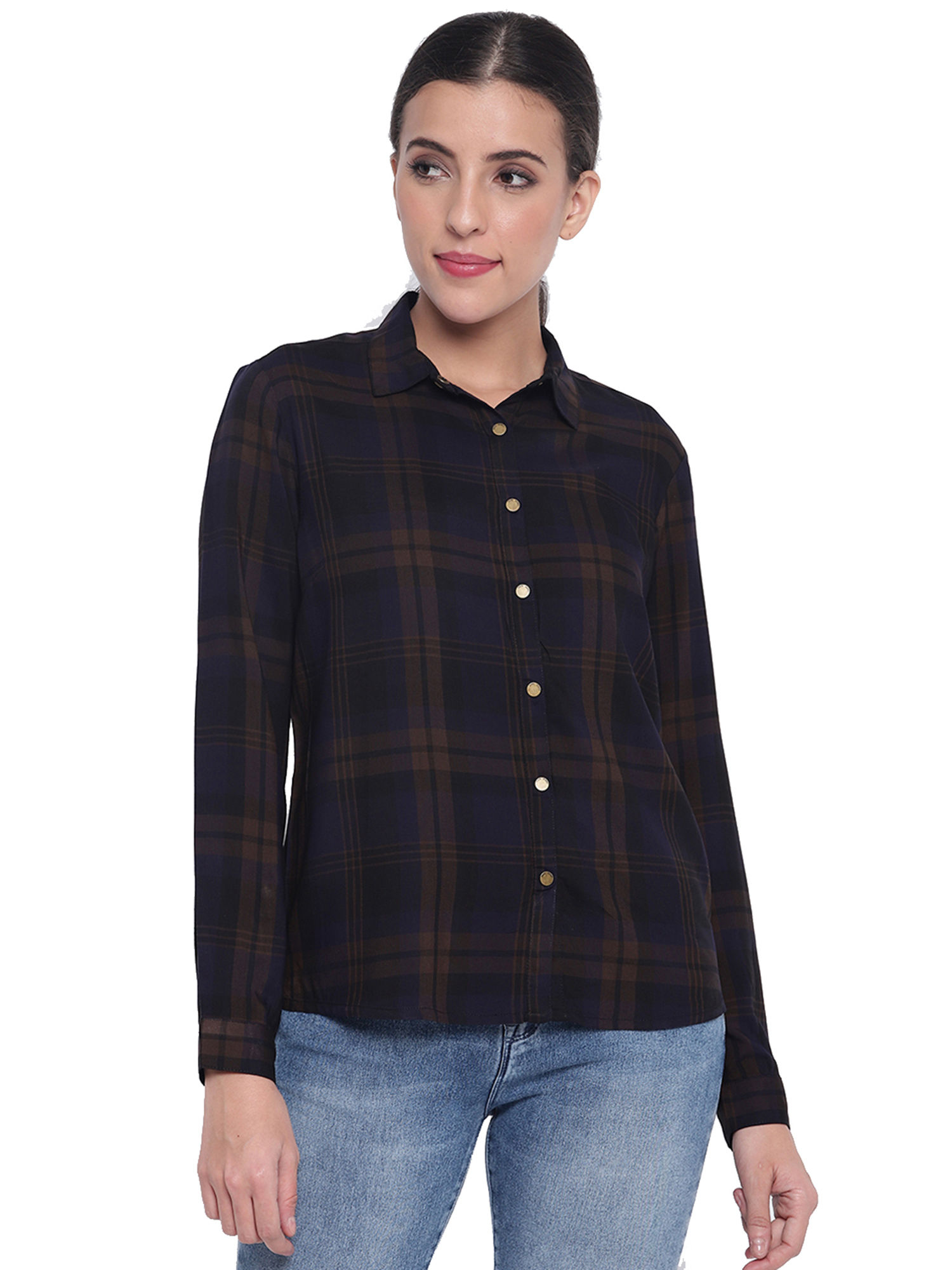Pepe Jeans Olive Checks Shirt 