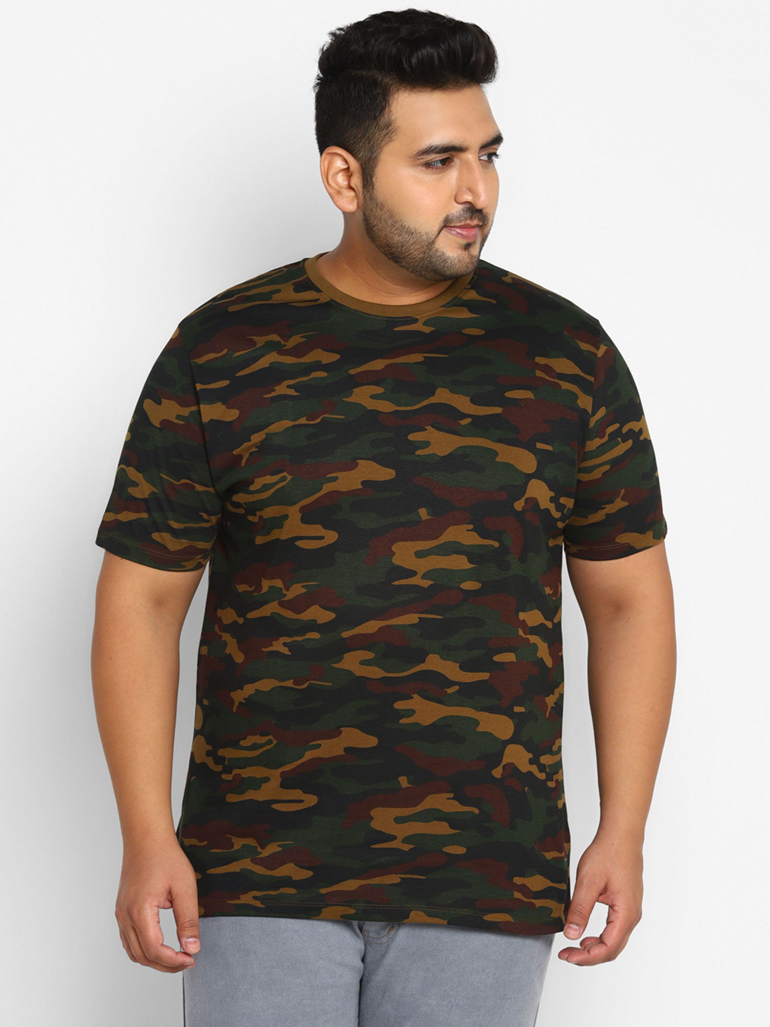 Buy Urbano Plus Men Green Military 