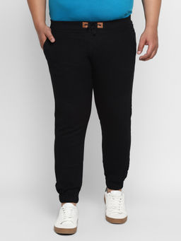 Urbano Plus - Black Regular Fit Jogger Jeans Stretch