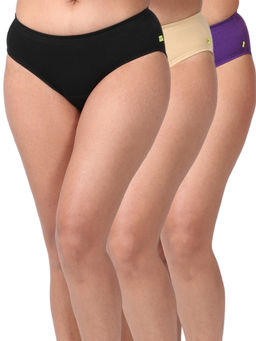 Adira - Pristine Life Women's Incontinence Briefs Pack Of 3 - Multi-Color