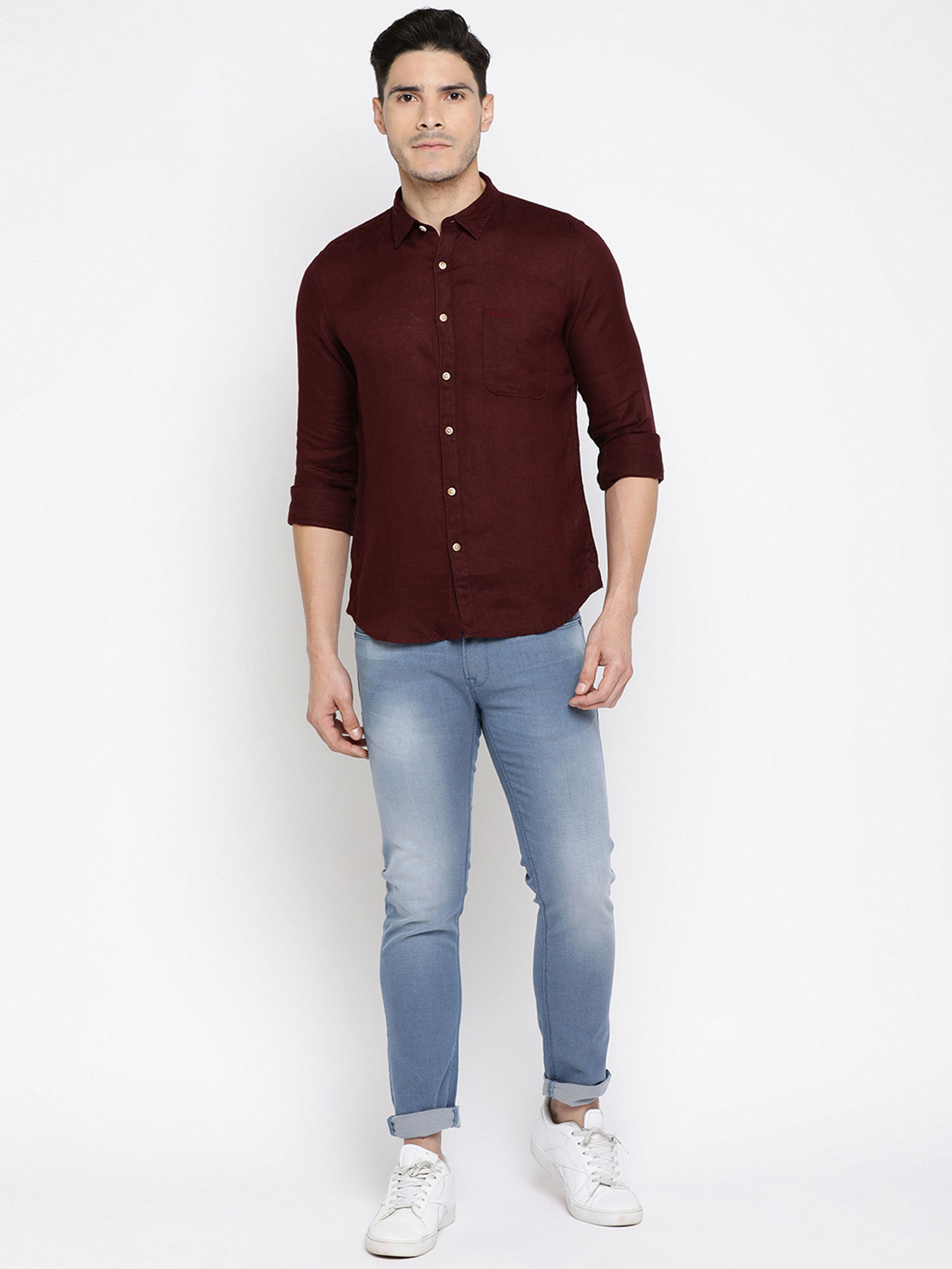 Pepe Jeans Burgundy Shirt 