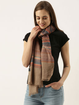 Pashmoda - Women Pure Wool Printed Stole