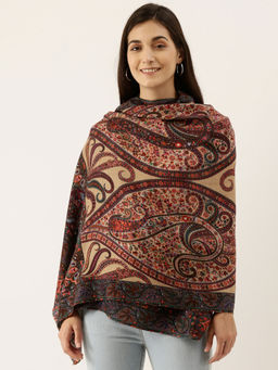 Pashmoda - Women Pure Wool Printed Stole