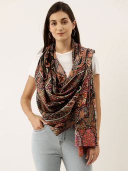 Pashmoda - Women Pure Wool Printed Stole