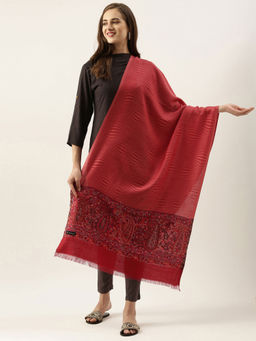 Pashmoda - Women Color Kaani Woven Design Stole