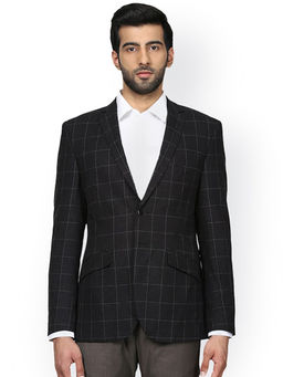 Park Avenue - Checks Medium Grey Blazers