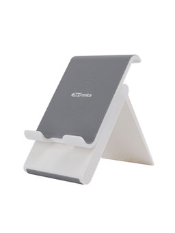 Portronics - Paddie a Portable and Foldable Mobile & Tablet Holder with Adjustable Height (White)