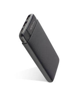 Portronics - Por 1109 Power Pro 10K - 10000 Mah Power Bank With Dual Input (Micro+Type-C) (Black)